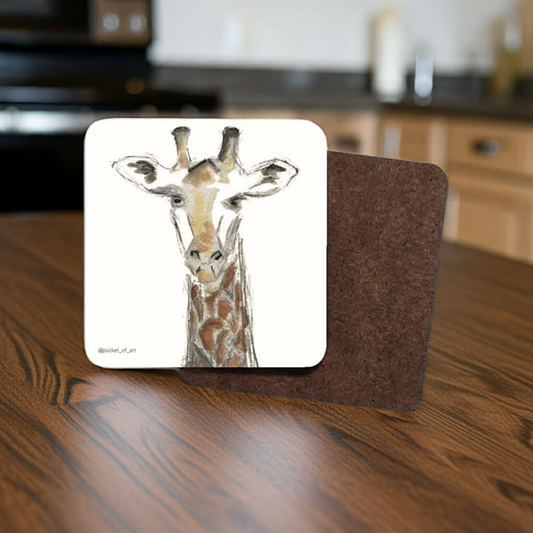 Artistic Coaster Giraffe