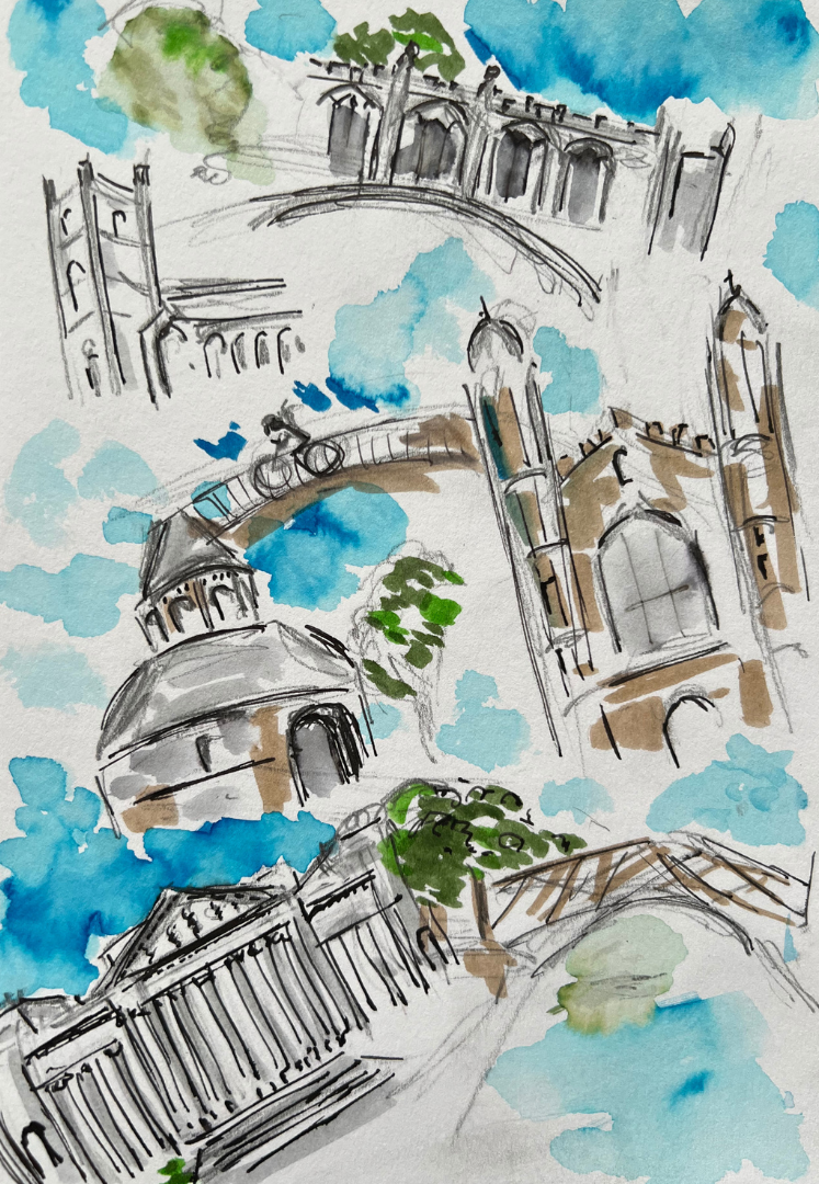 Cambridge Scenes - Pocket of Art Watercolour