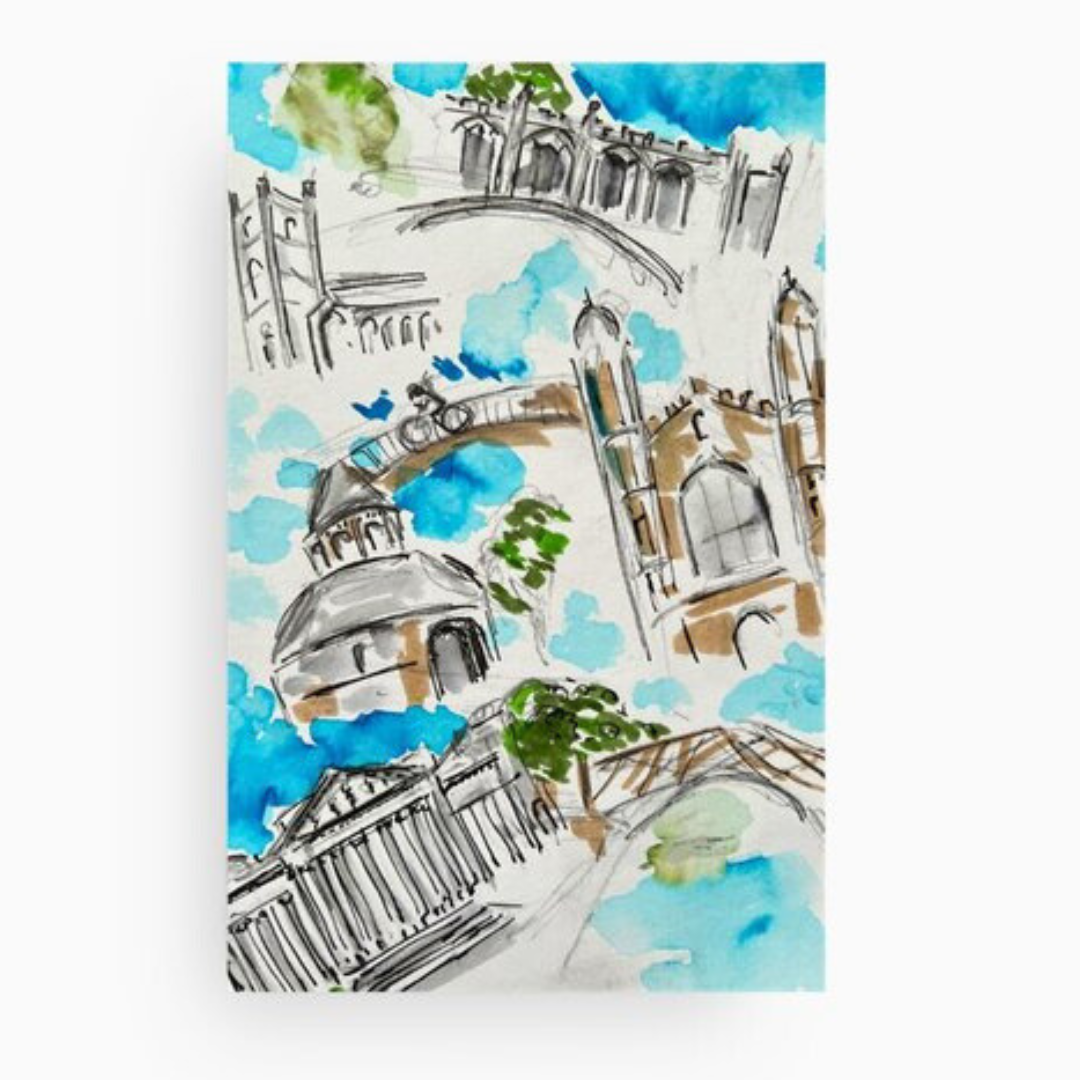 Cambridge Scenes Postcard - Pocket of Art Greeting & Note Cards