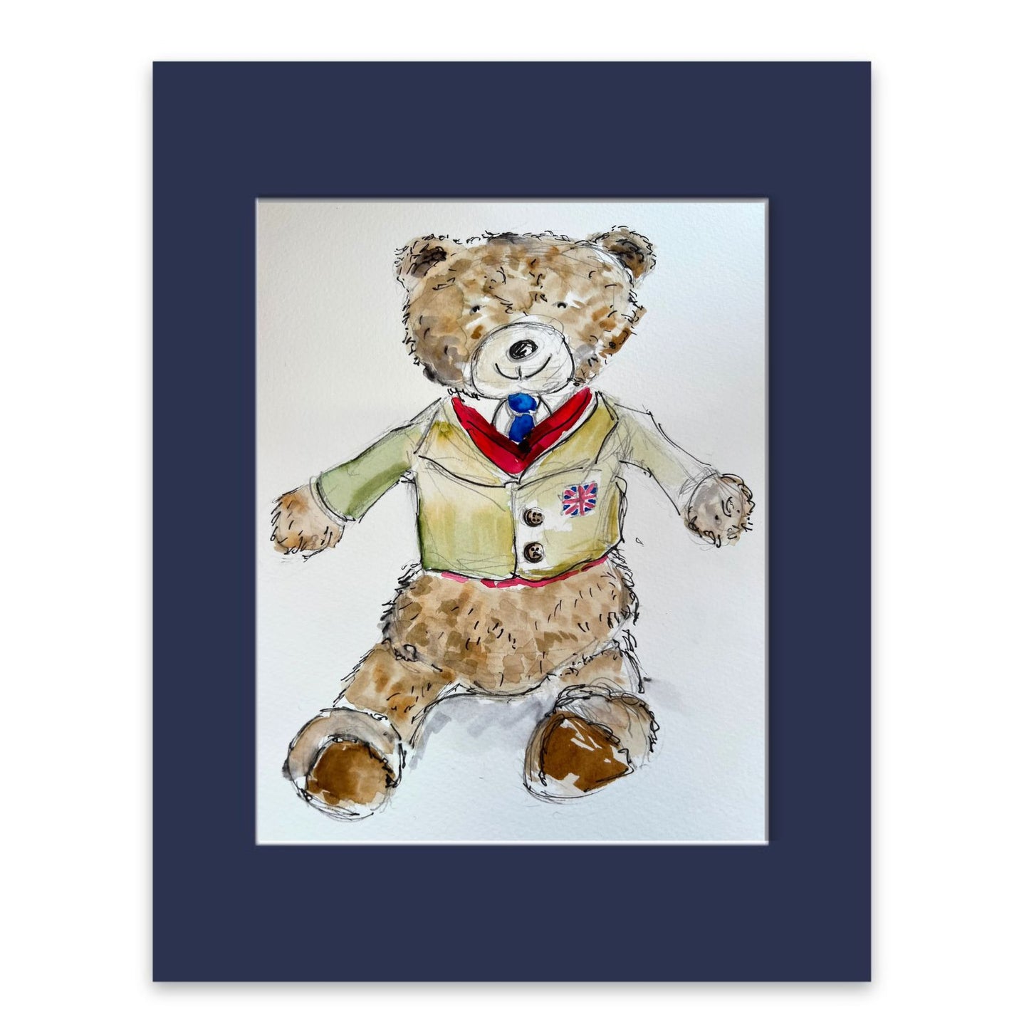 Teddy Edgar Watercolour