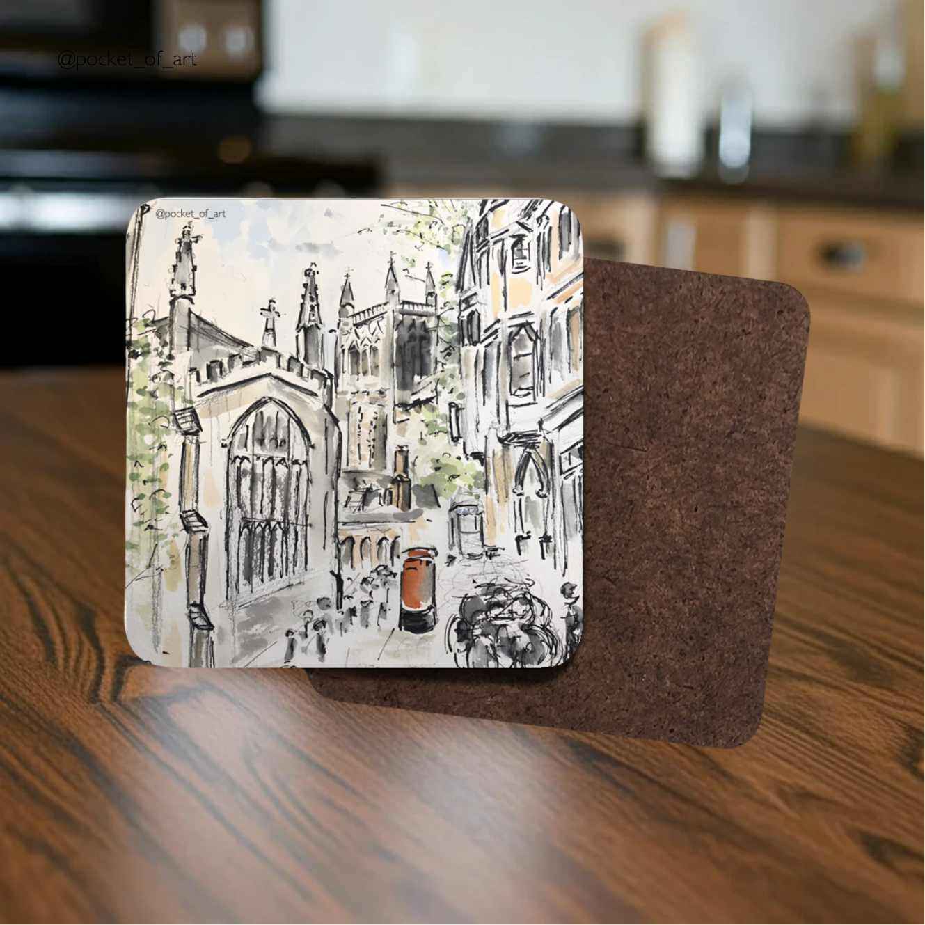 Artistic Coaster Trinity St Cambridge