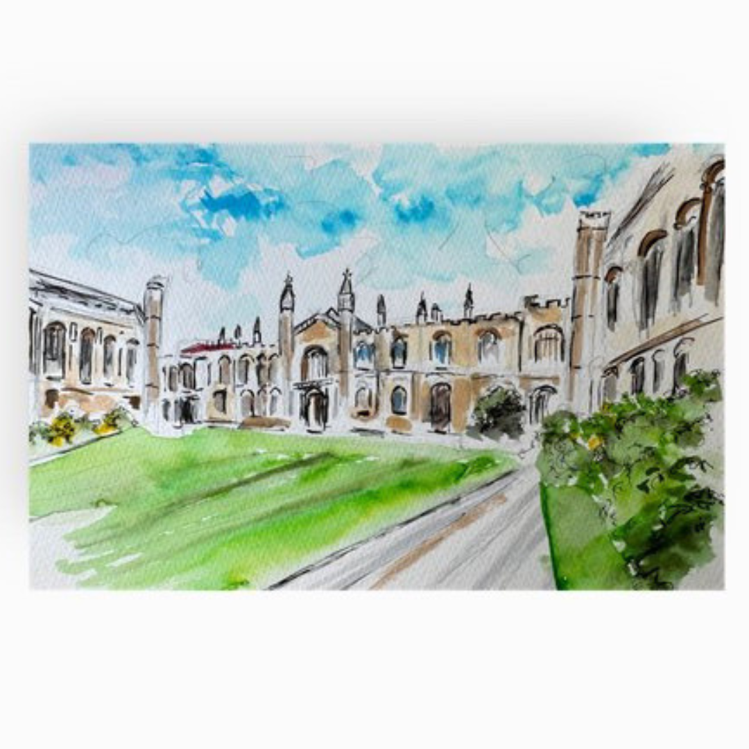 Corpus Christi Cambridge Postcard - Pocket of Art Greeting & Note Cards