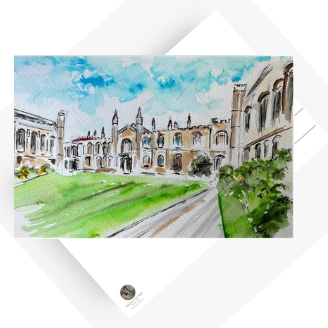 Corpus Christi Cambridge Postcard - Pocket of Art Greeting & Note Cards