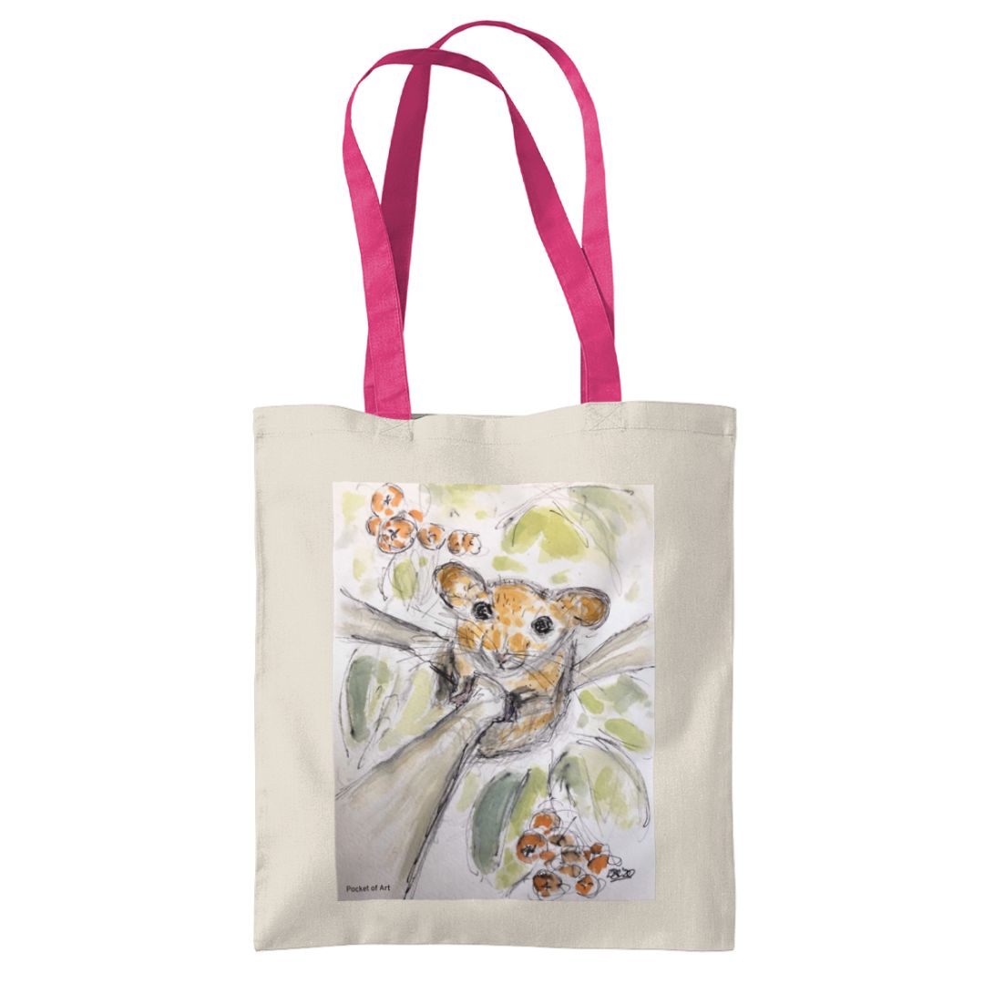 Tote Bag with Dormouse