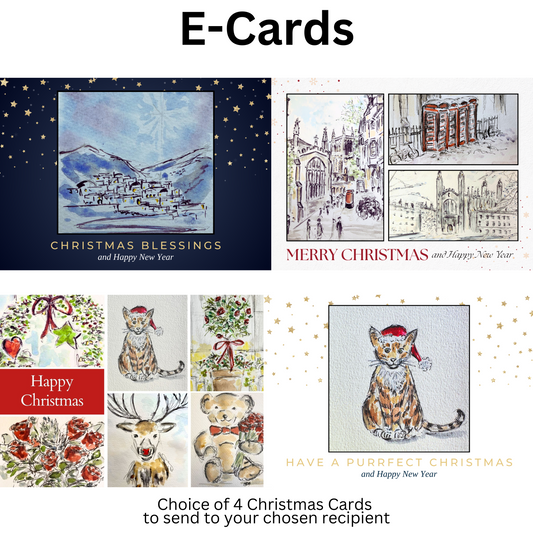 Christmas E-Cards - choice of 4