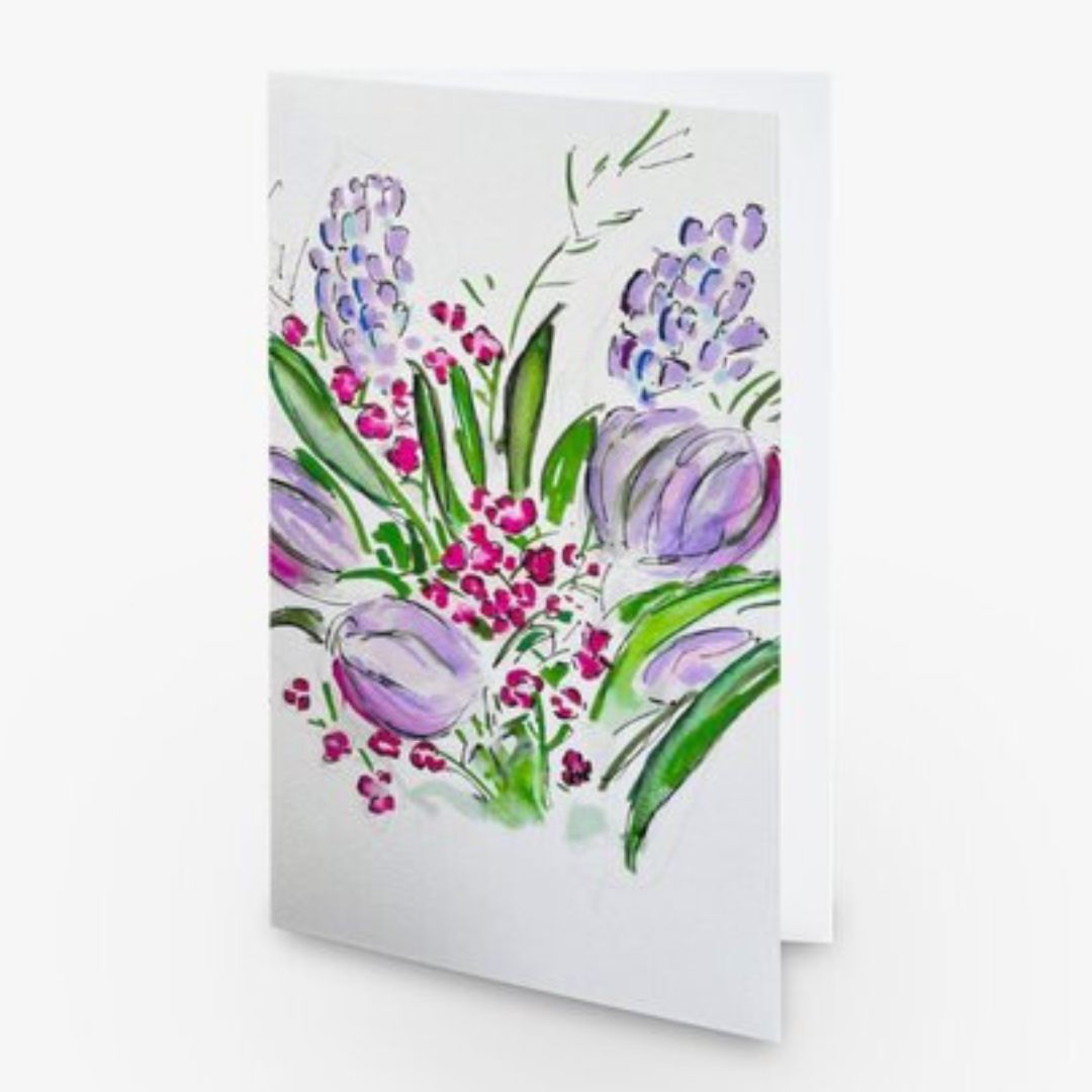 Early Morning Bloom - Pocket of Art Greetings Card