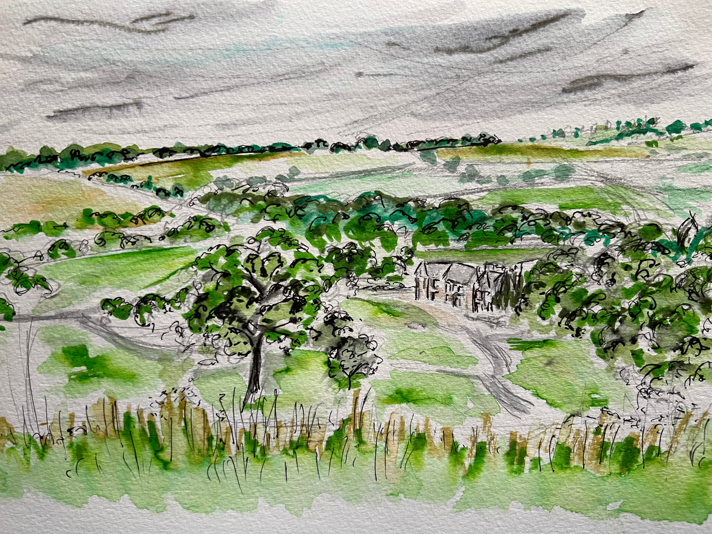 English Countryside - Pocket of Art Watercolour