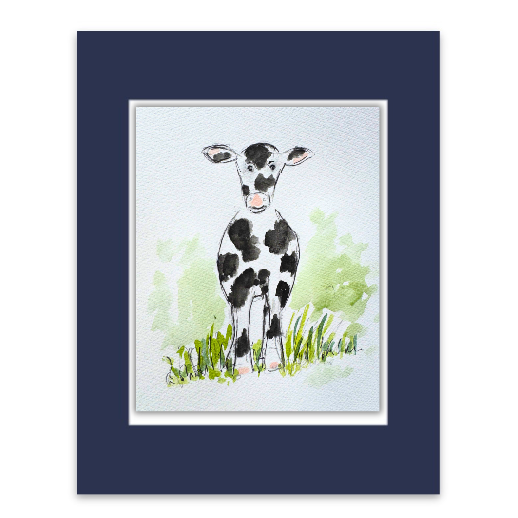 Illustrated Calf Watercolour