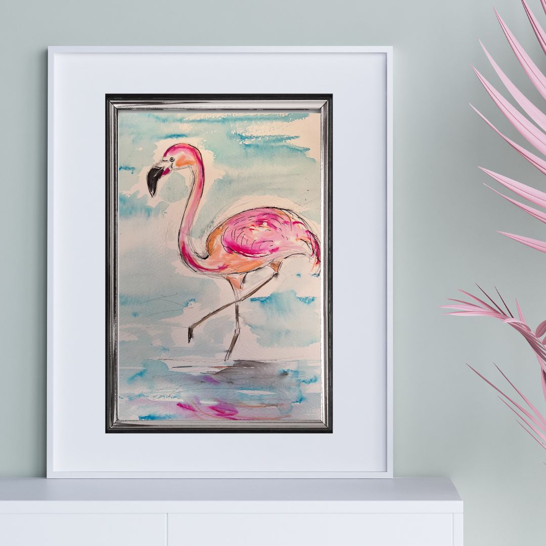 Flamingo - Pocket of Art Illustration