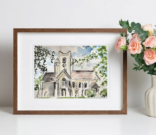 Holy Trinity Church - Pocket of Art Watercolour