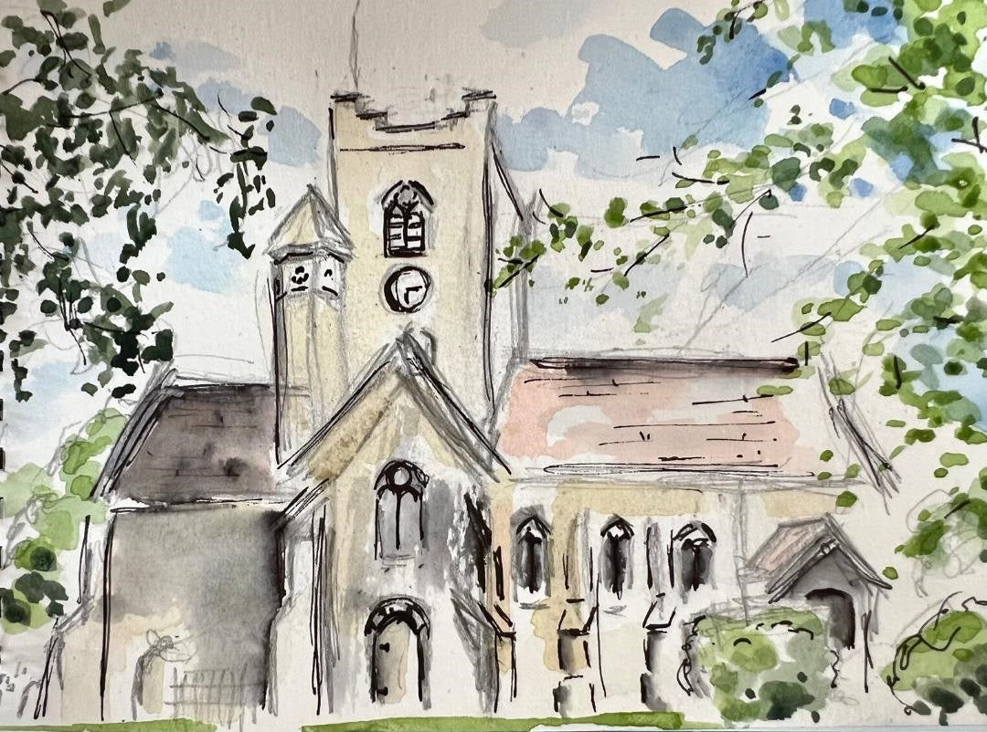 Holy Trinity Church - Pocket of Art Watercolour