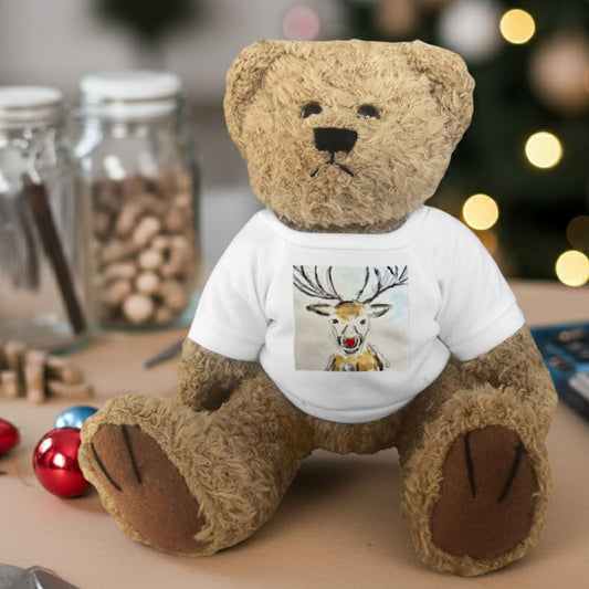 Teddy with Reindeer Tshirt