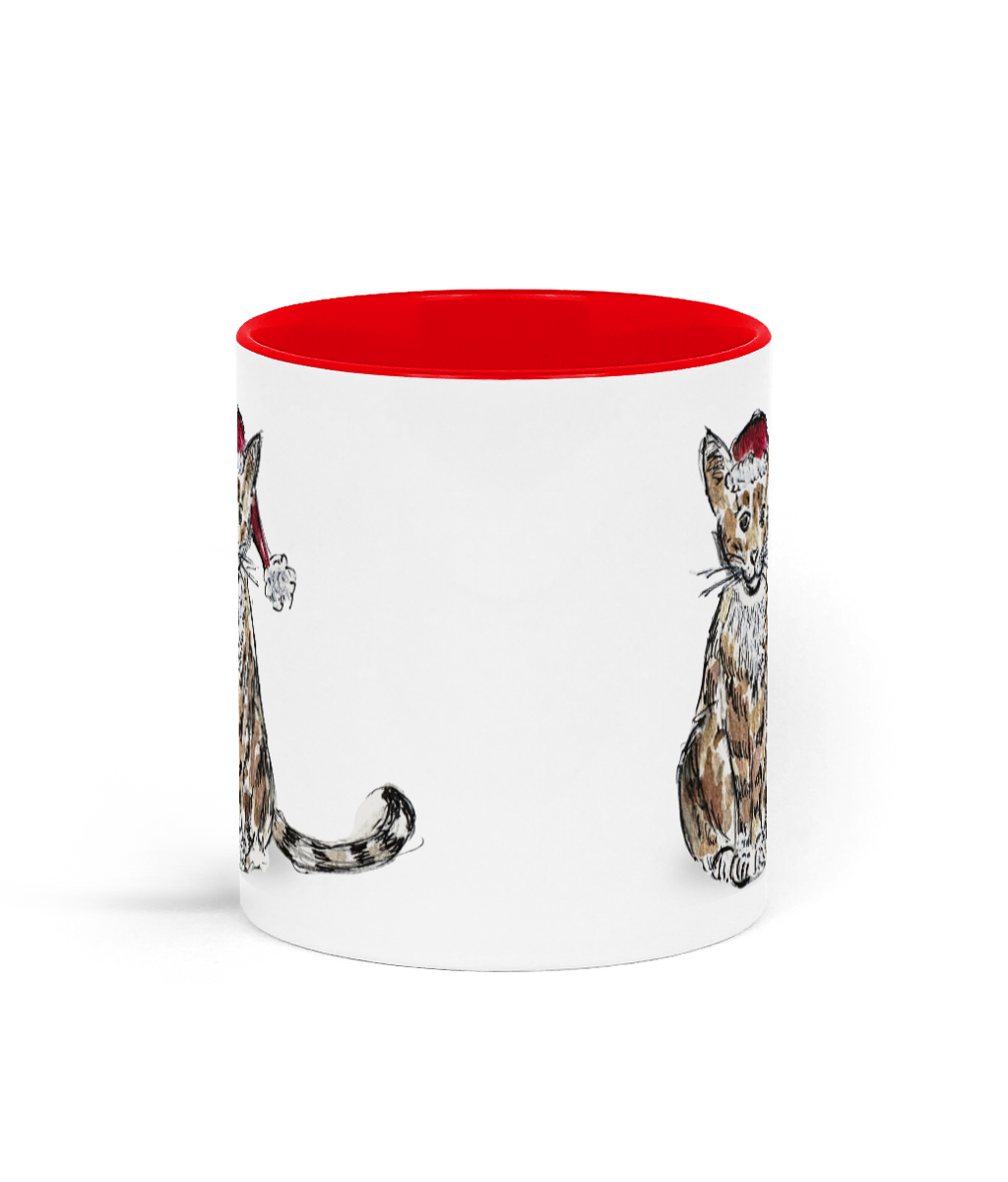 Mug with Christmas Mia Cat