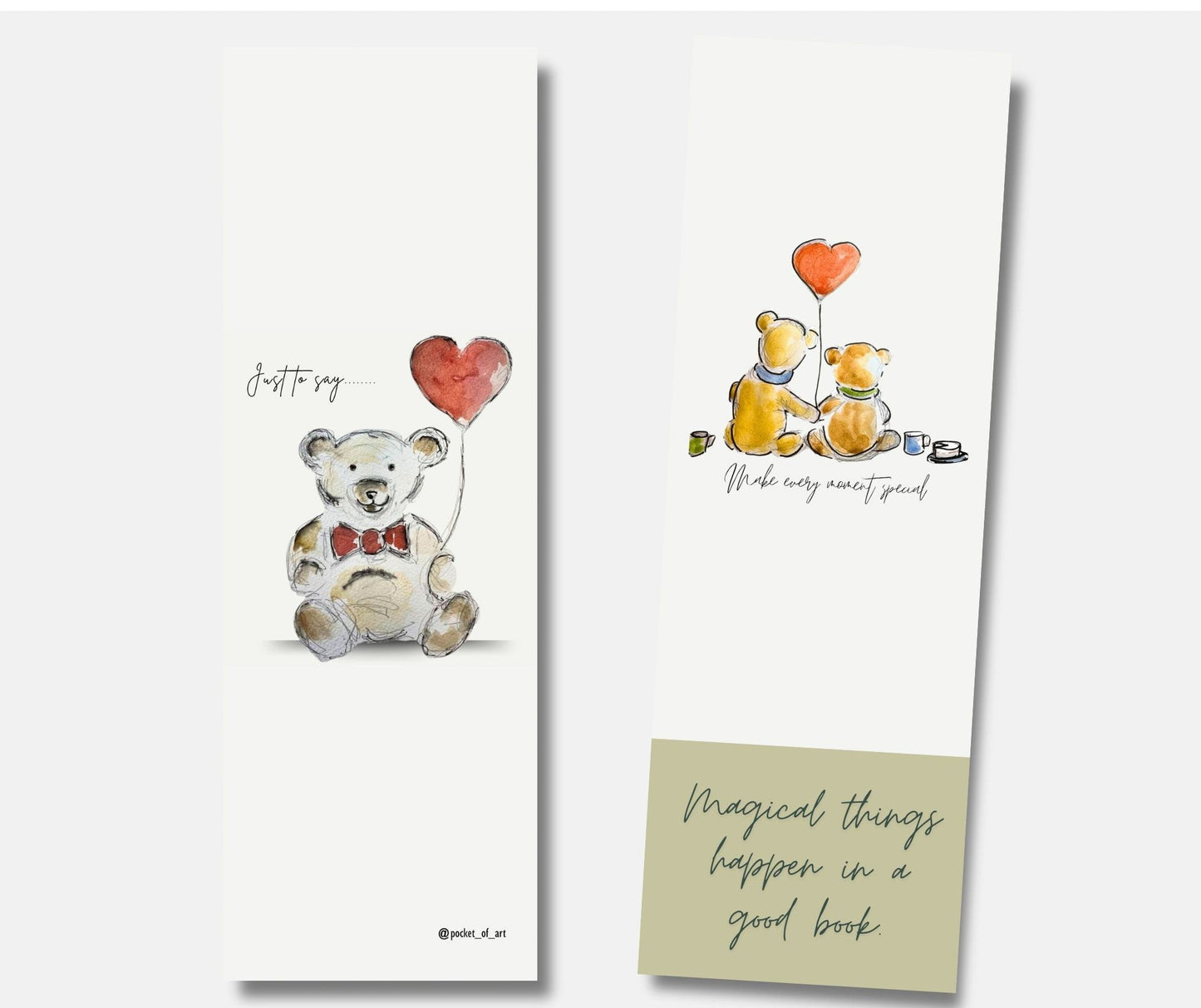 Bookmark Special Moments Pocket of Art