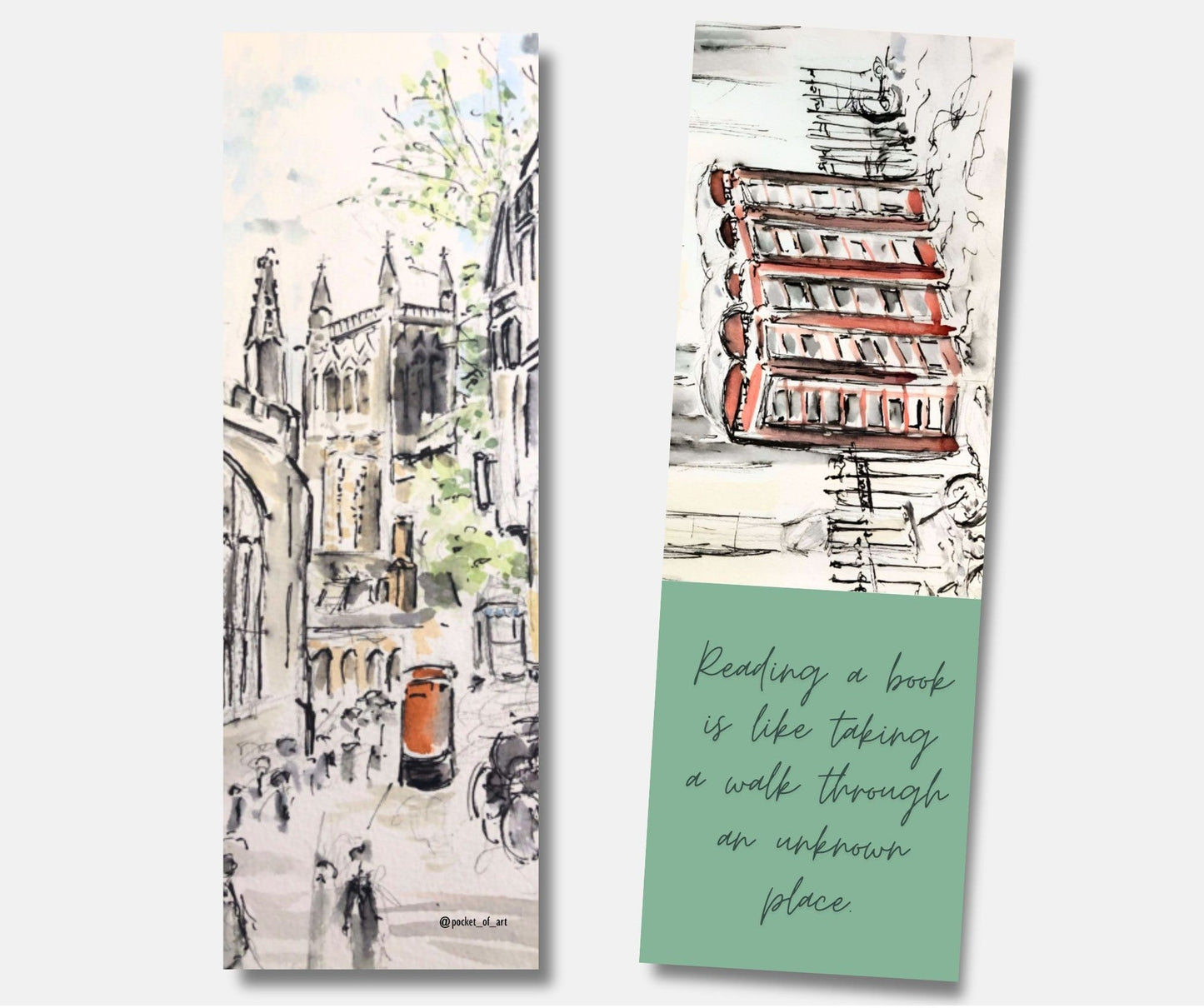Bookmark Cambridge Scenes Pocket of Art