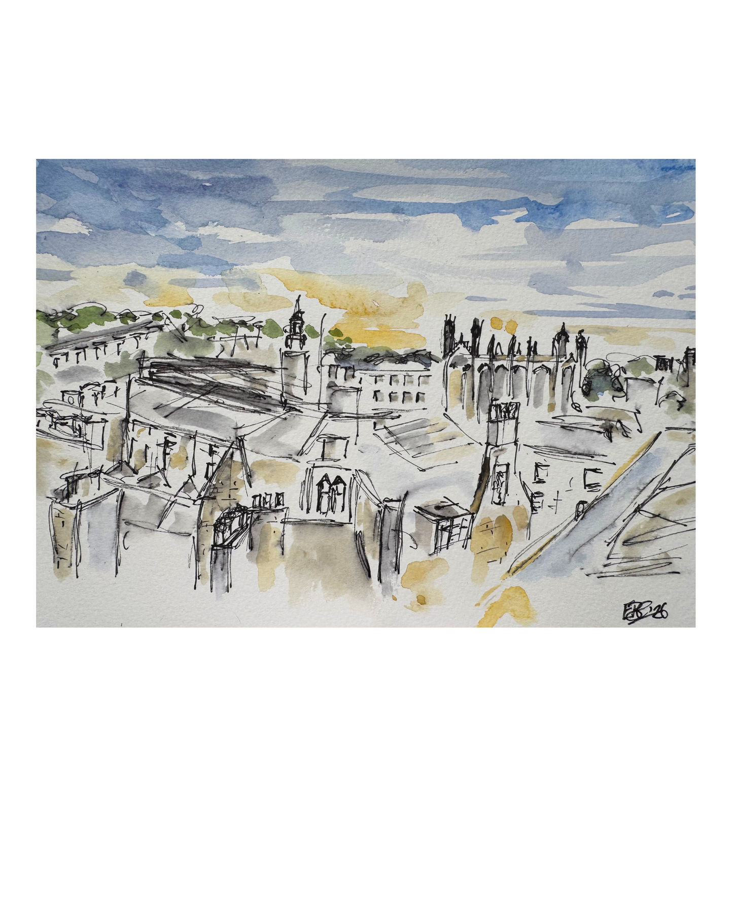 Rooftop views from St Bene't's