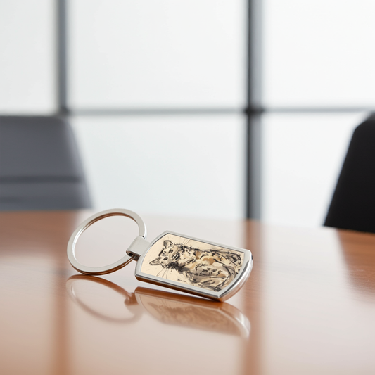 Petite Cat Keyring
