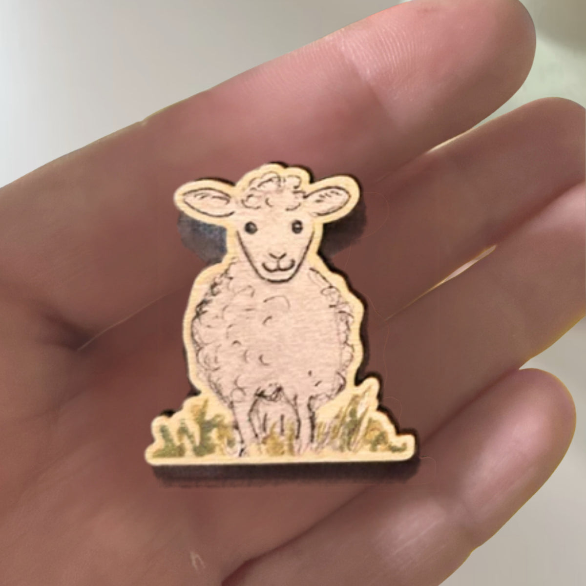 Sheep Pin Badge