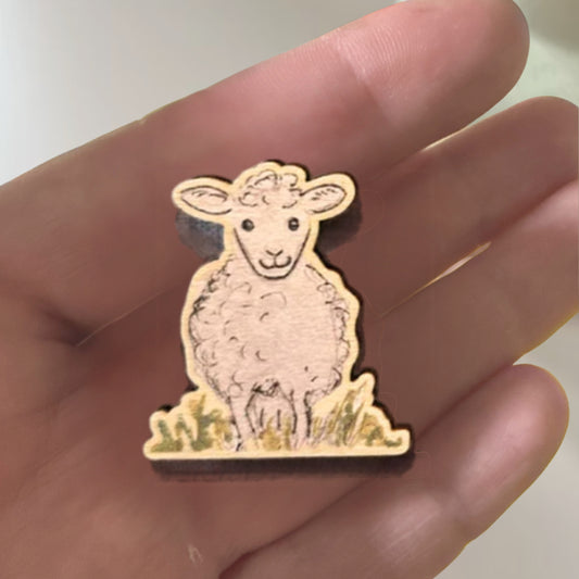 Sheep Pin Badge