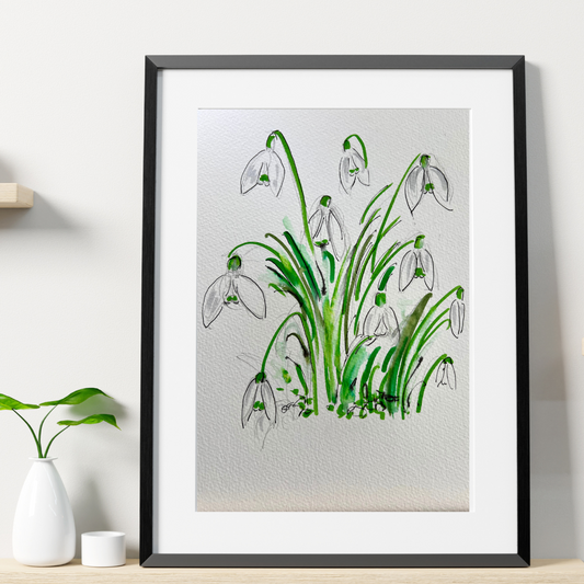 Snowdrops - Pocket of Art Watercolour