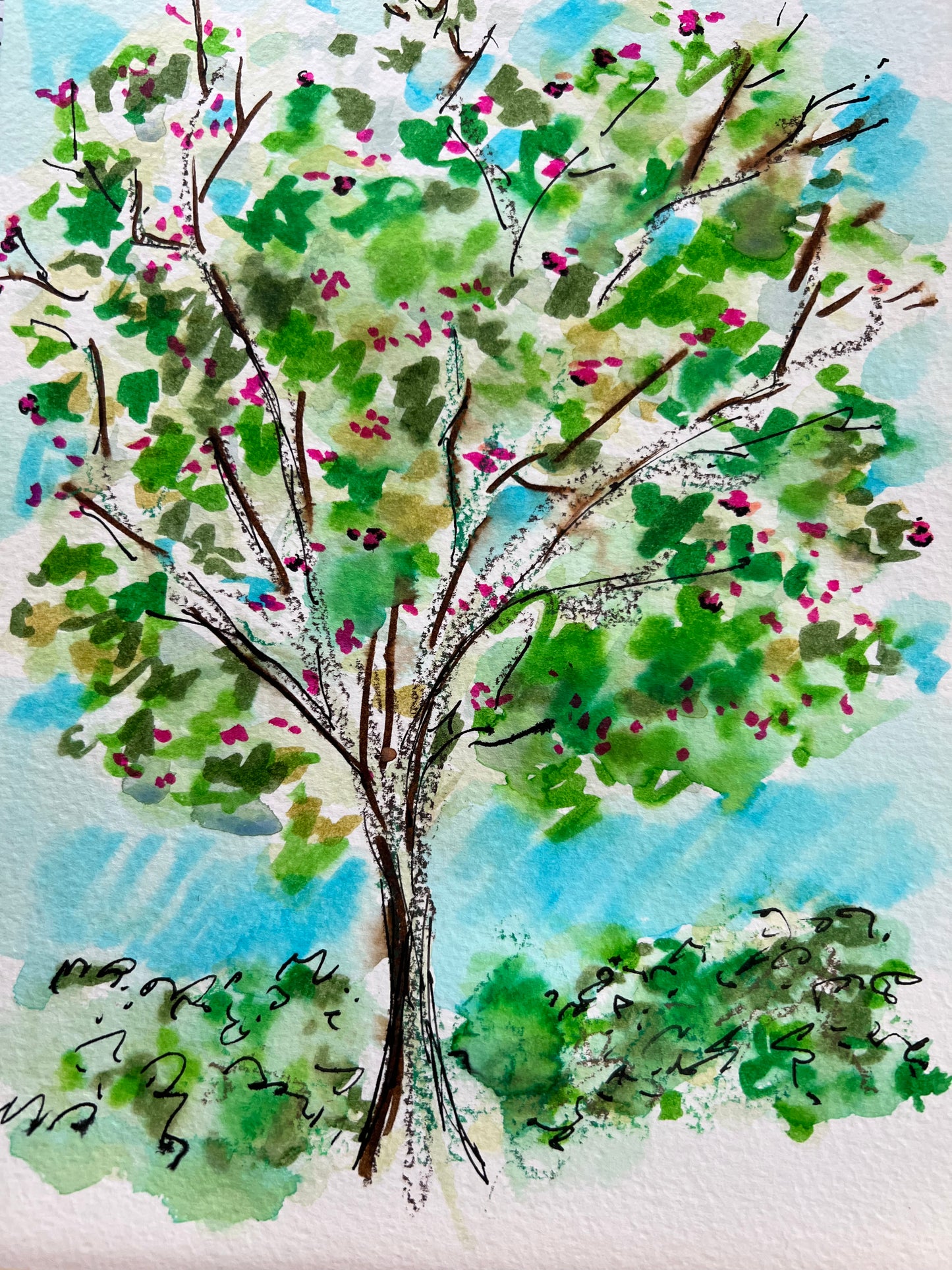 Spring Time - Pocket of Art Watercolour