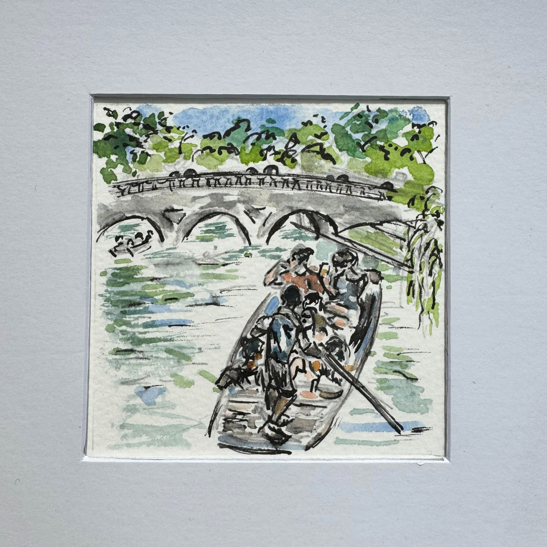 Summer Punting - Pocket of Art Watercolour