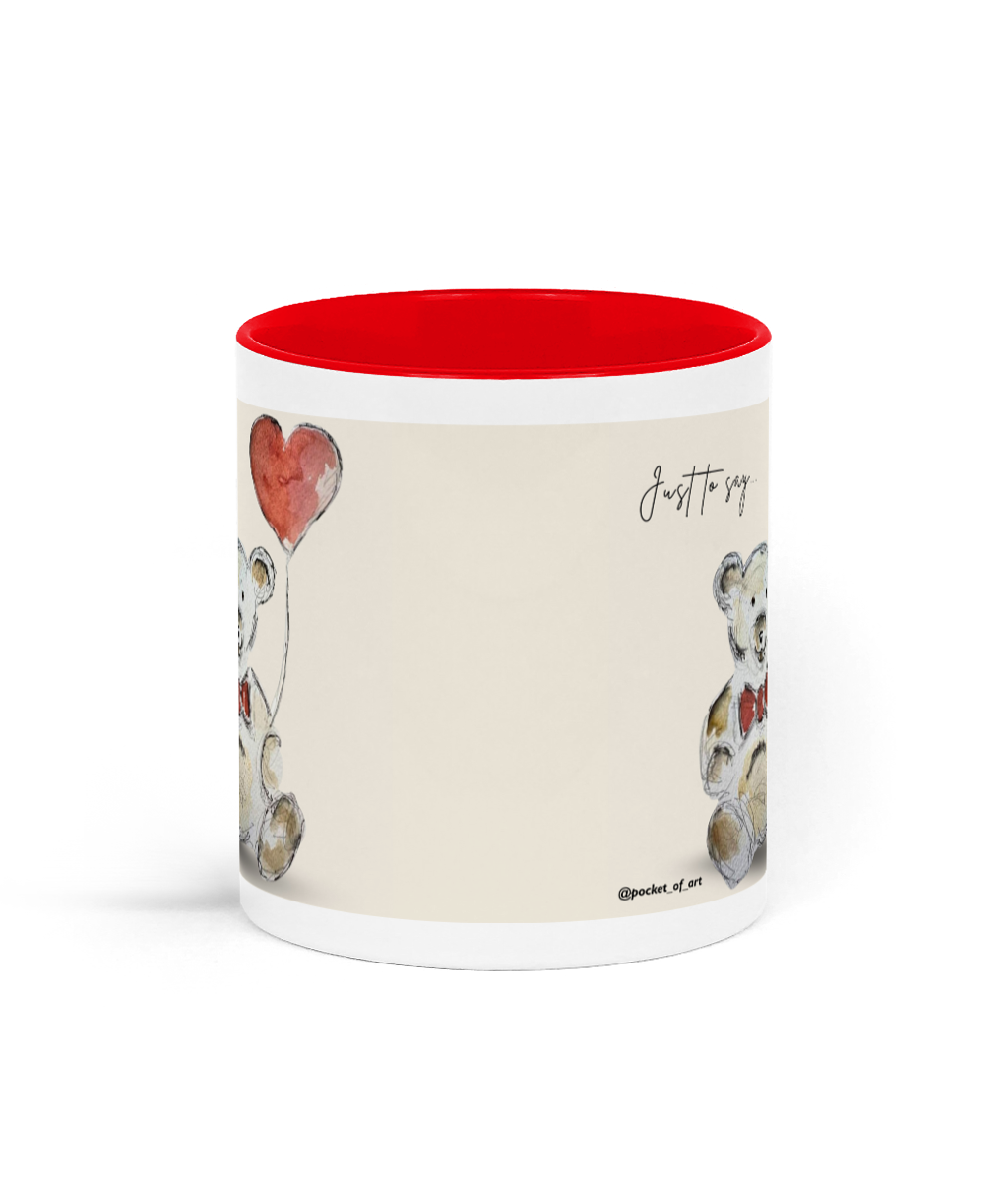Mug with Teddy Balloon
