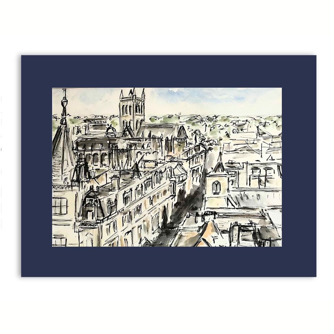 View from the tower of Great St Mary's - Cambridge