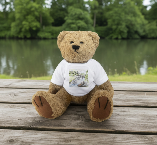 Teddy with Riverside Punts T-Shirt