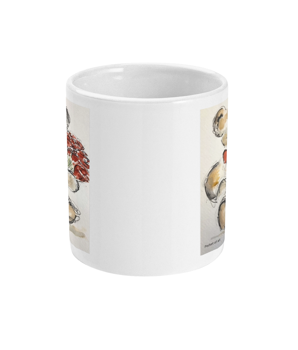 Mug - Teddy with Roses was £6.00 now £4.00