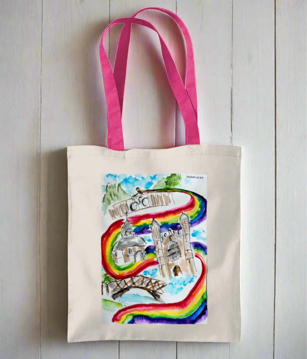 Tote Bag - Cambridge Pride - Pocket of Art Tote Bags