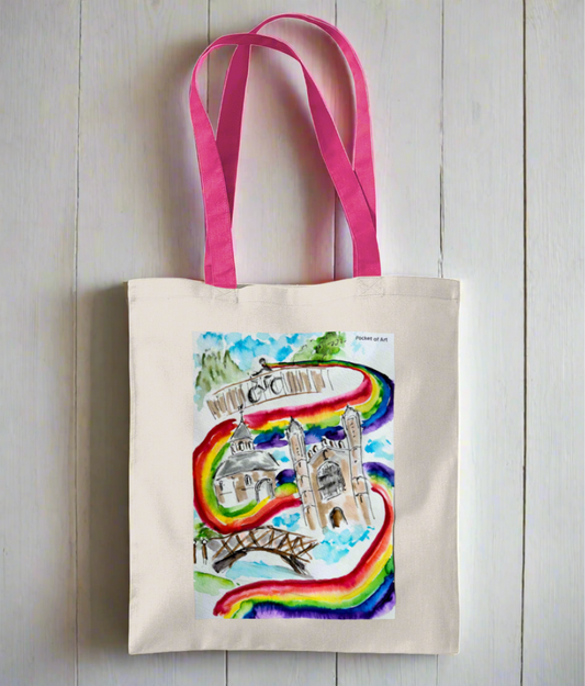 Tote Bag - Cambridge Pride - Pocket of Art Tote Bags