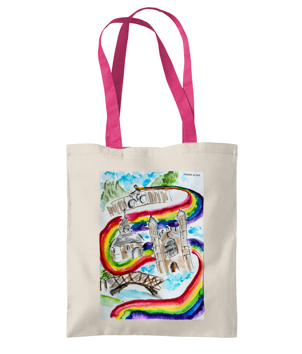 Tote Bag - Cambridge Pride - Pocket of Art Tote Bags