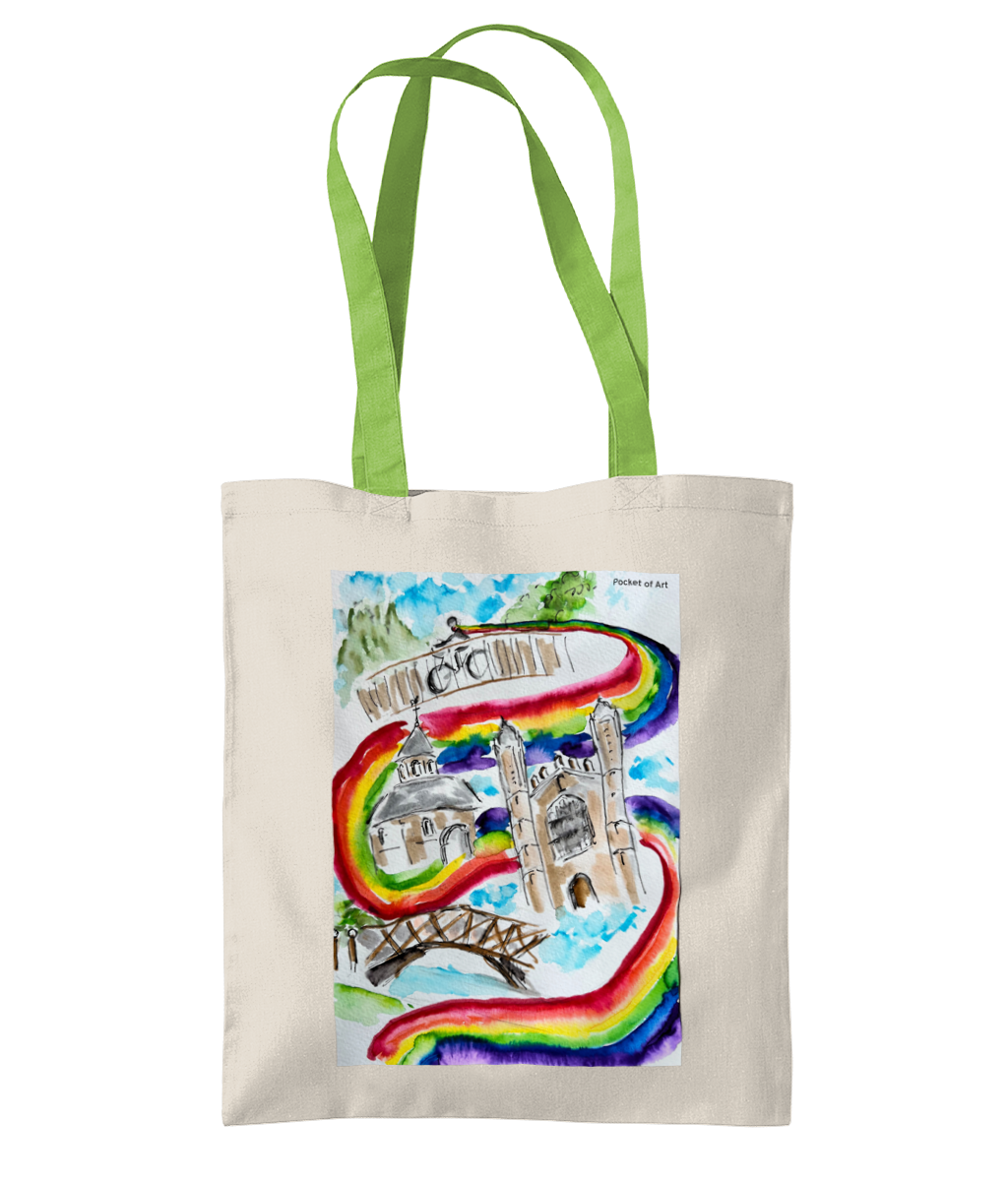 Tote Bag - Cambridge Pride - Pocket of Art Tote Bags