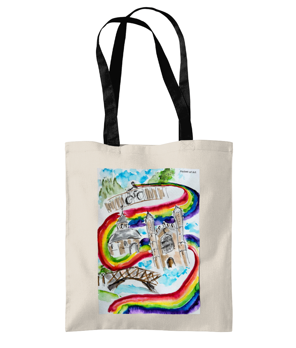 Tote Bag - Cambridge Pride - Pocket of Art Tote Bags