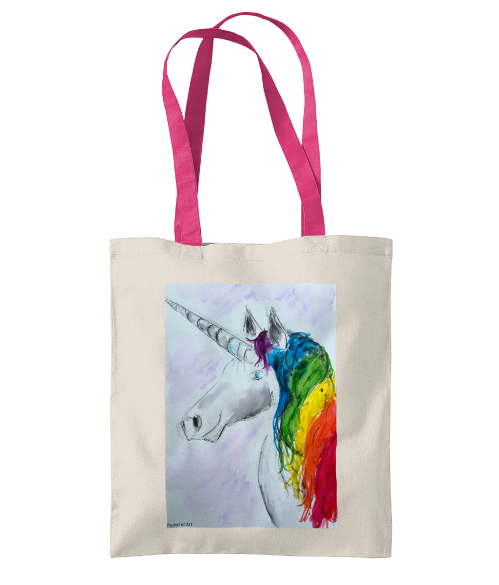 Tote Bag - Unicorn - Pocket of Art Tote Bags