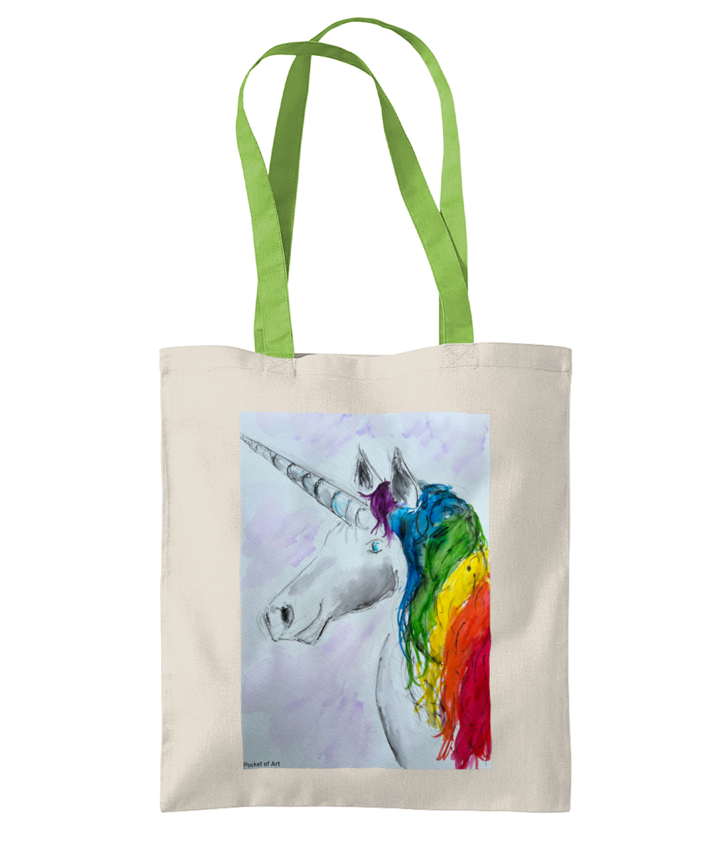 Tote Bag - Unicorn - Pocket of Art Tote Bags