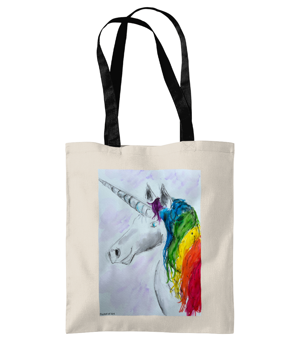 Tote Bag - Unicorn - Pocket of Art Tote Bags