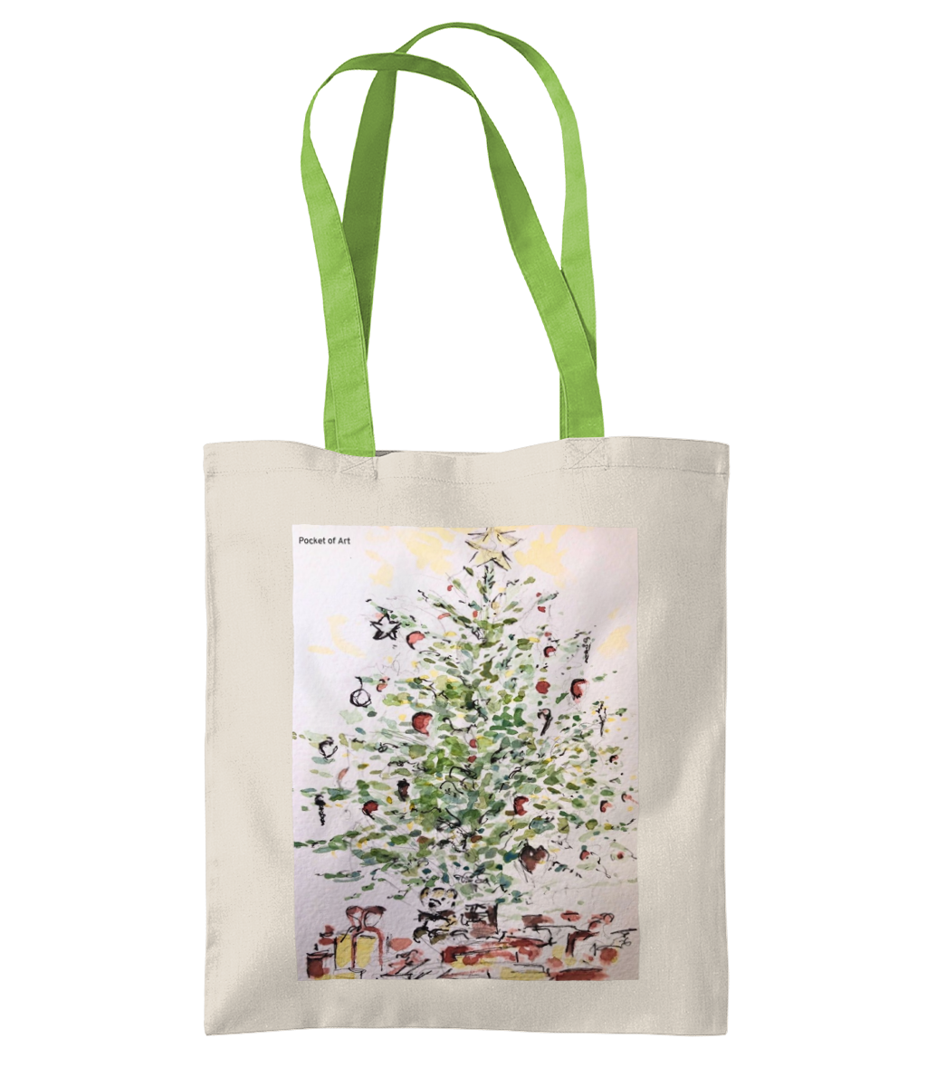 Tote Bag Christmas Tree - Pocket of Art Gifts