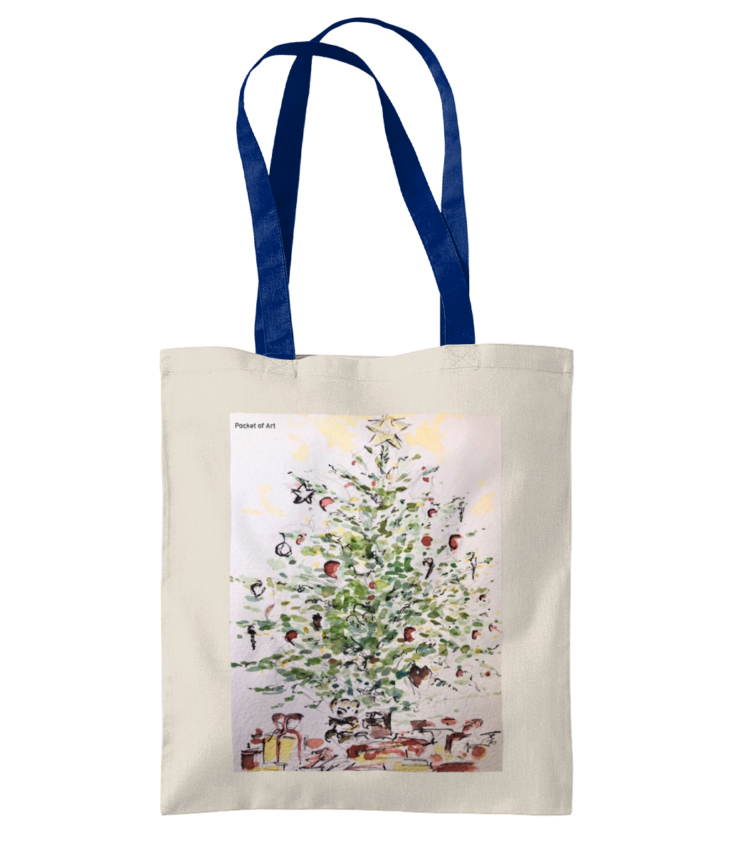 Tote Bag Christmas Tree - Pocket of Art Gifts