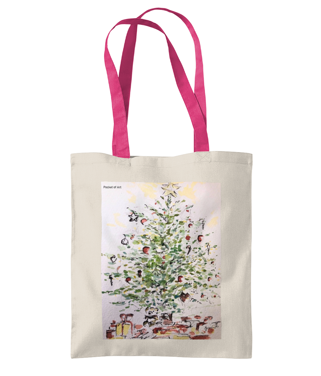 Tote Bag Christmas Tree - Pocket of Art Gifts