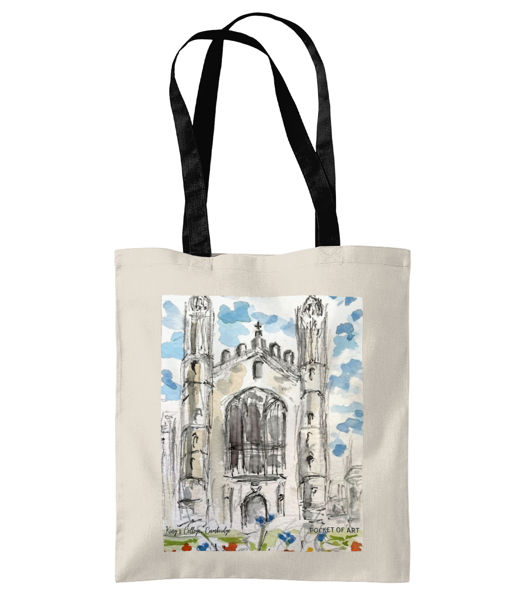 Tote Bag Kings with Wild Meadow - Pocket of Art Tote Bags