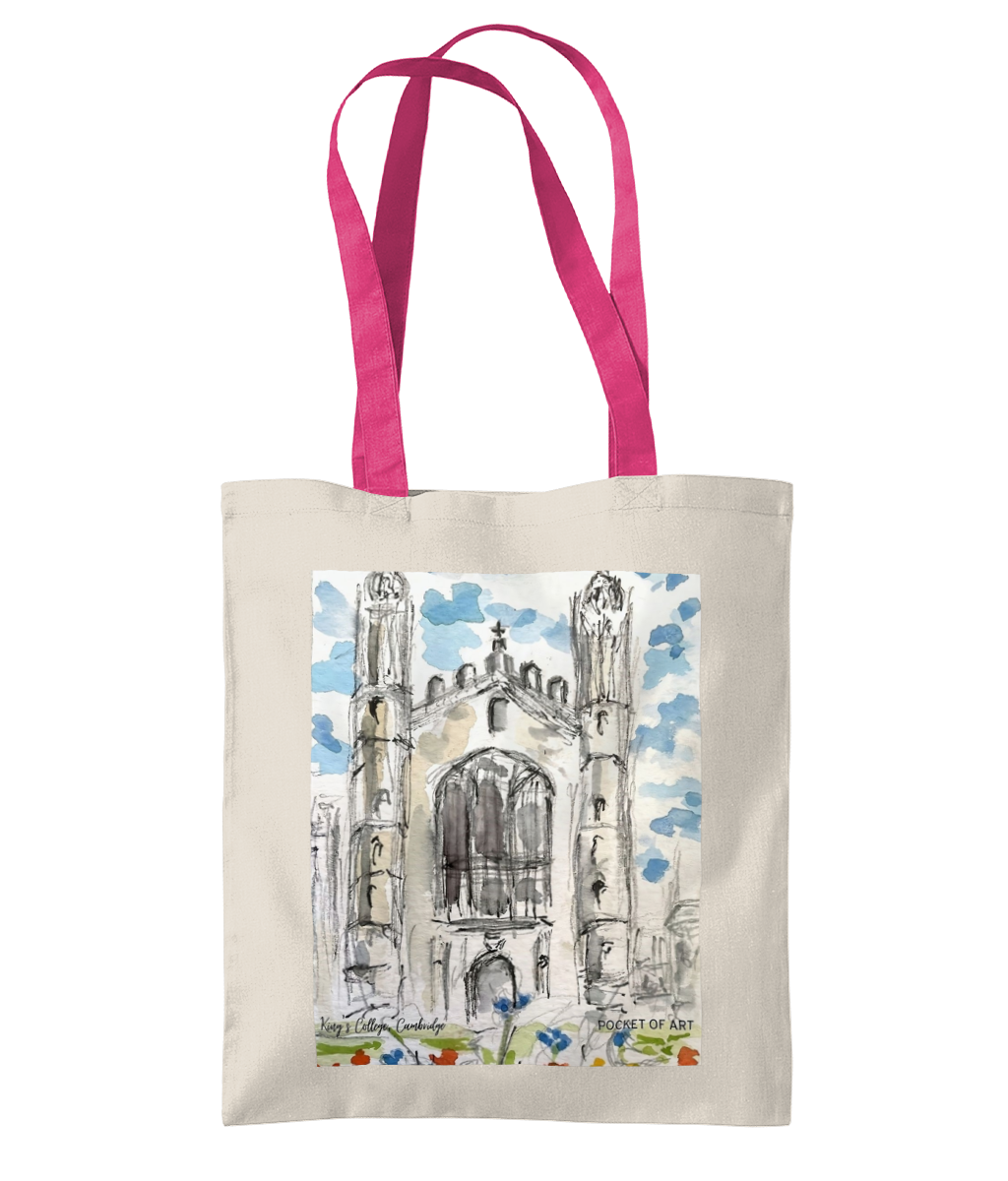 Tote Bag Kings with Wild Meadow - Pocket of Art Tote Bags