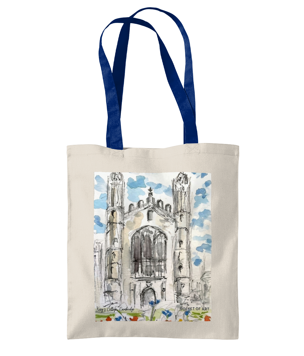 Tote Bag Kings with Wild Meadow - Pocket of Art Tote Bags