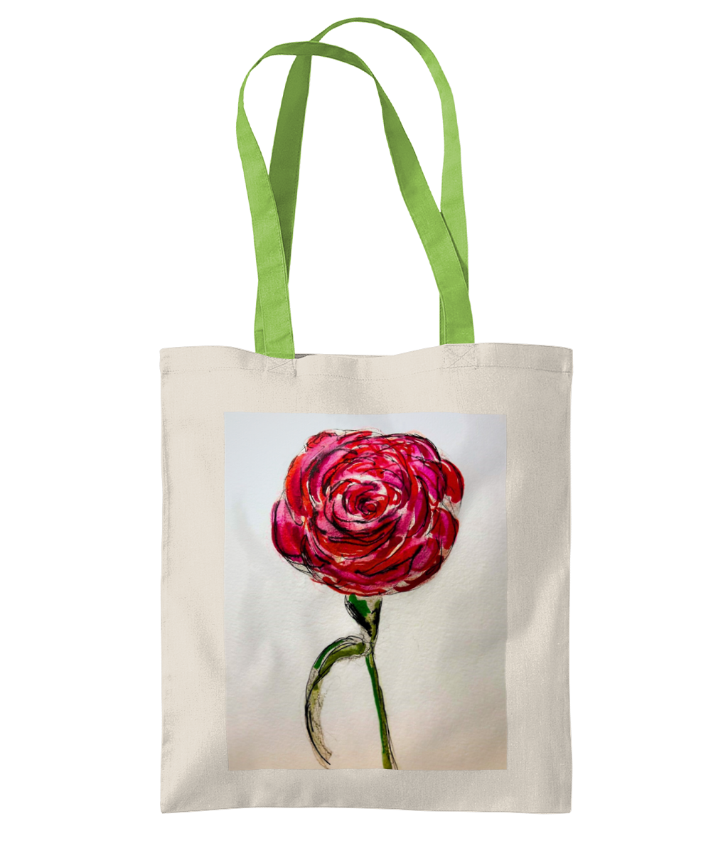 Tote Bag -Vibrant Rose