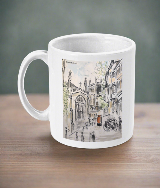 Mug with Trinity St, Cambridge