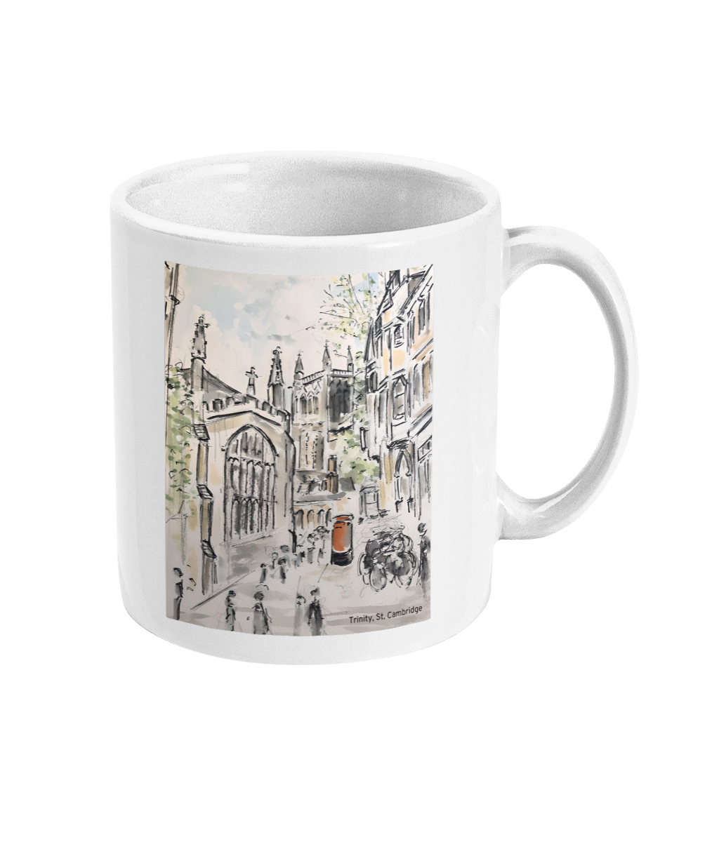 Mug with Trinity St, Cambridge