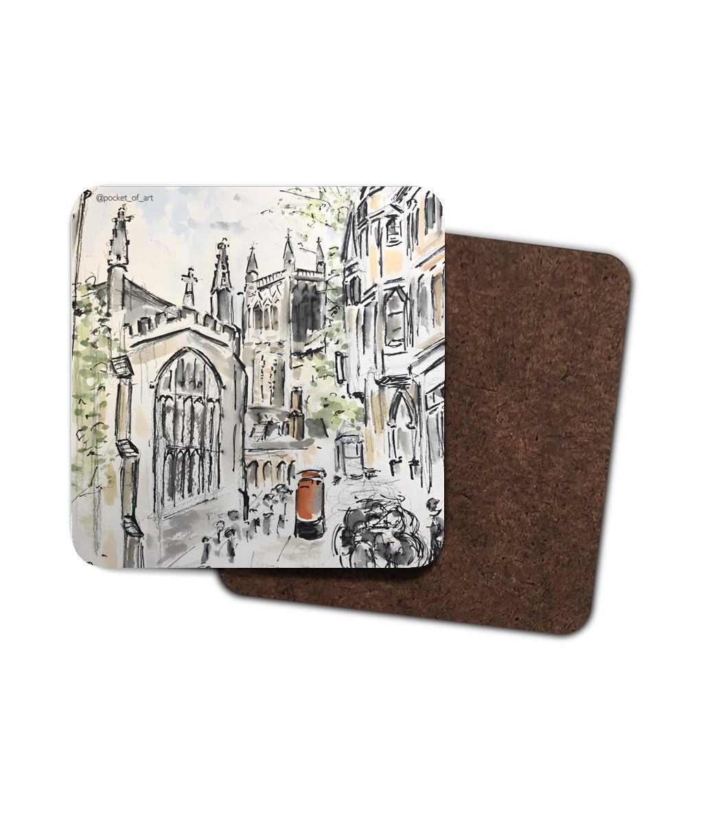 Artistic Coaster Trinity St Cambridge
