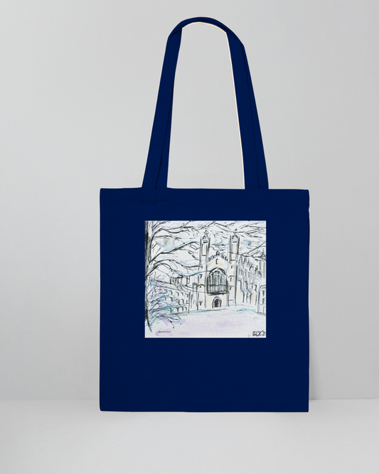 Tote Bag  - King's College winter scene