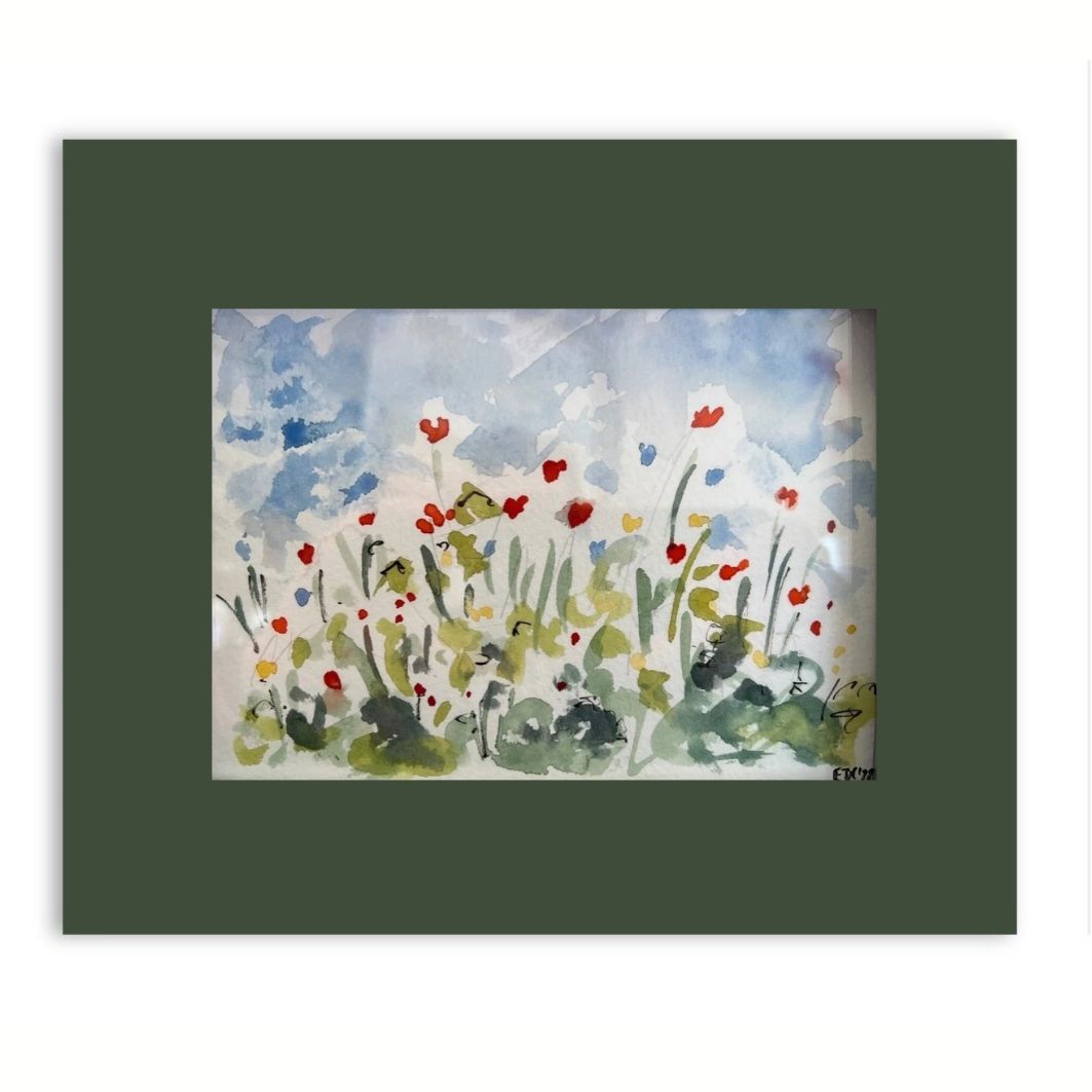 Pretty Little Flowers watercolour
